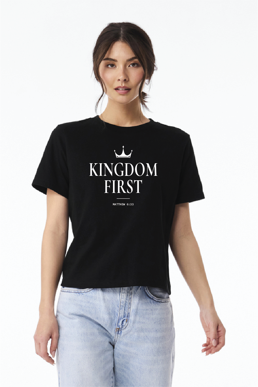 Kingdom First | Women's Heavyweight Boxy Tee