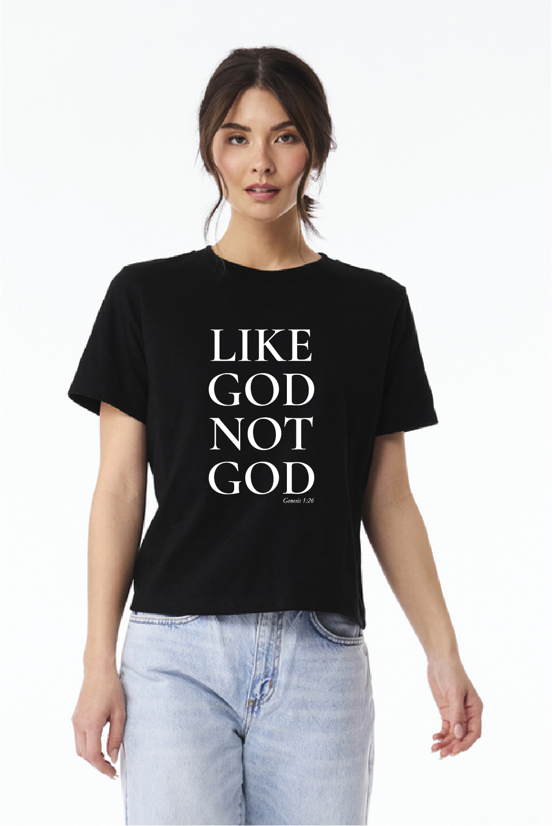 Like God Not God | Women's Heavyweight Boxy Tee