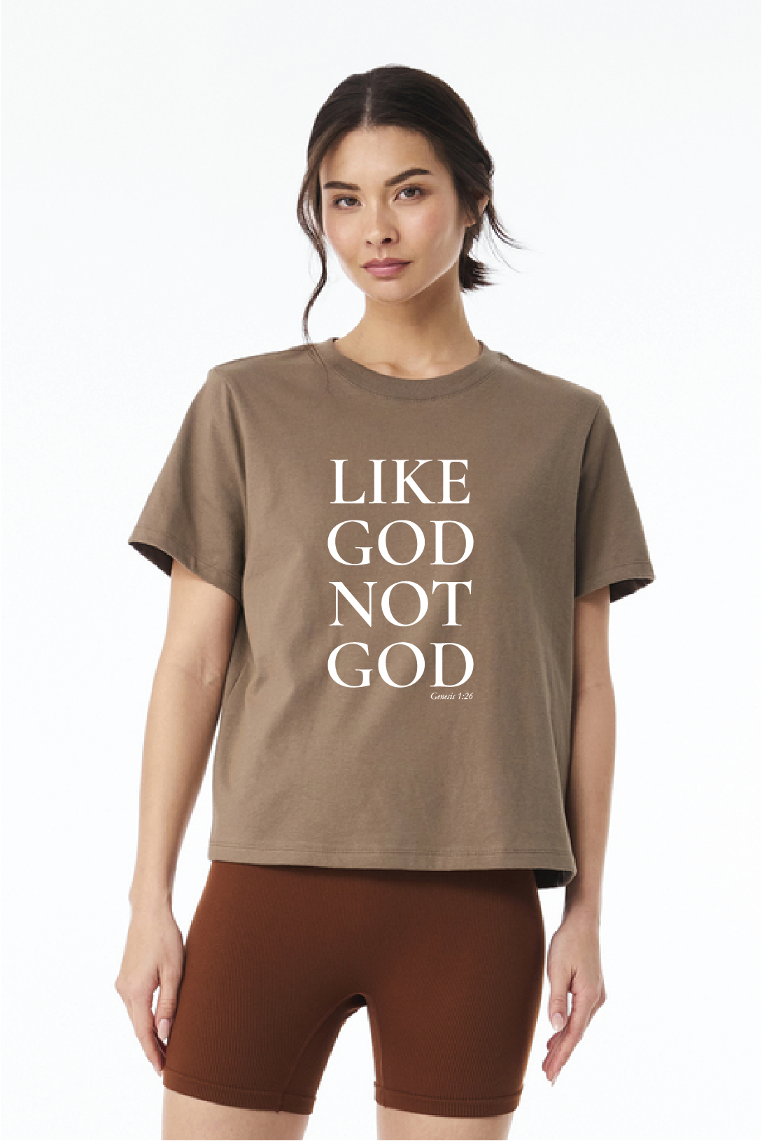 Like God Not God | Women's Heavyweight Boxy Tee