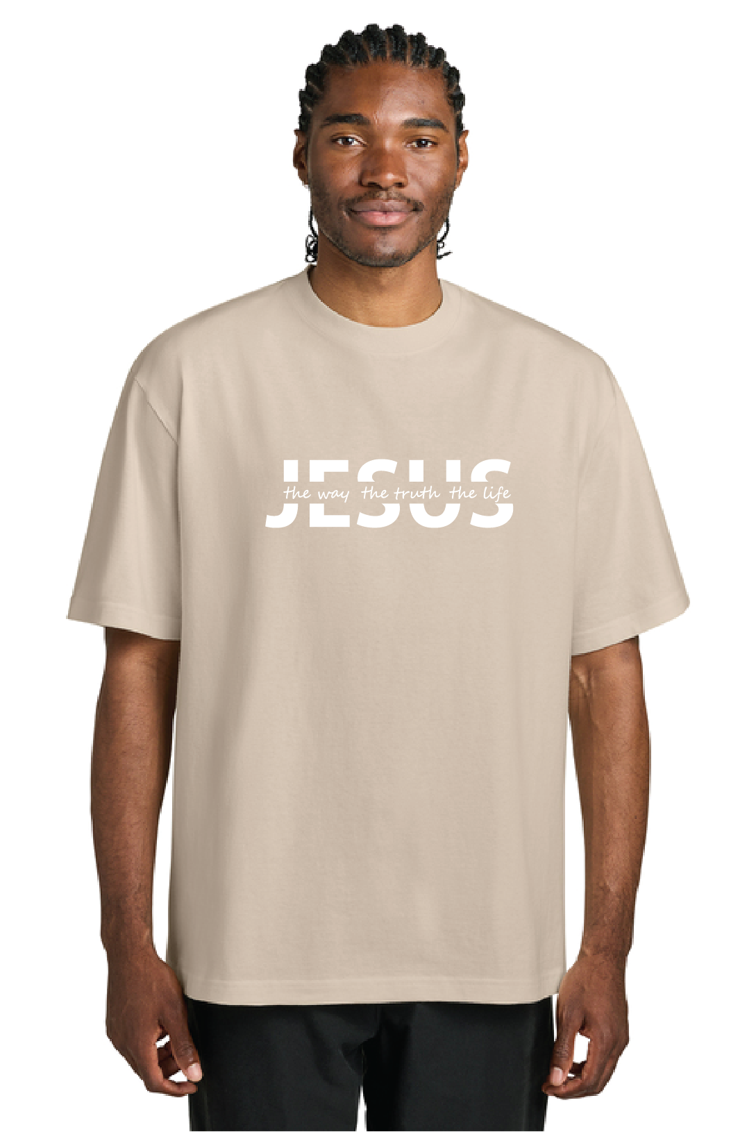 Jesus The Way  | Men's Gritty Tee