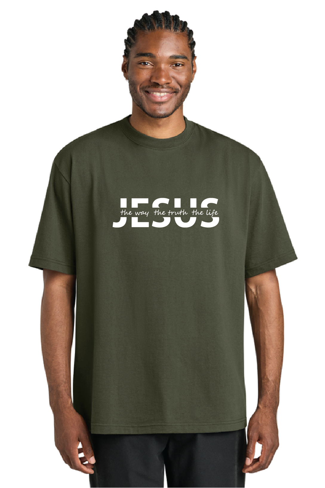Jesus The Way  | Men's Gritty Tee